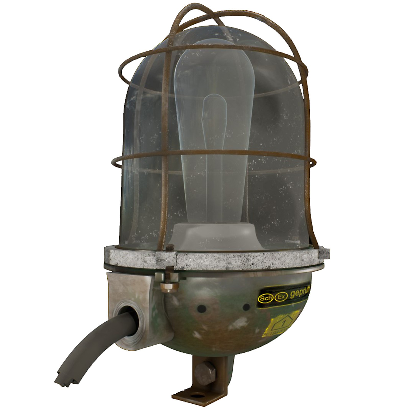 Old Bunker Lamp by N/A
