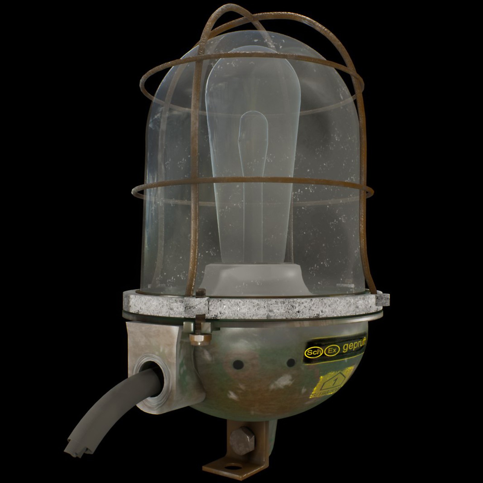 Old Bunker Lamp by N/A