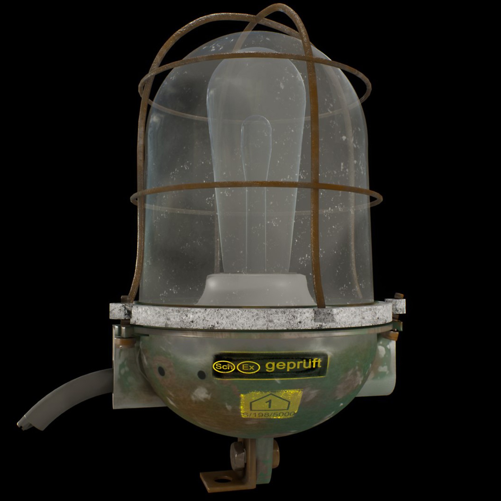 Old Bunker Lamp by N/A