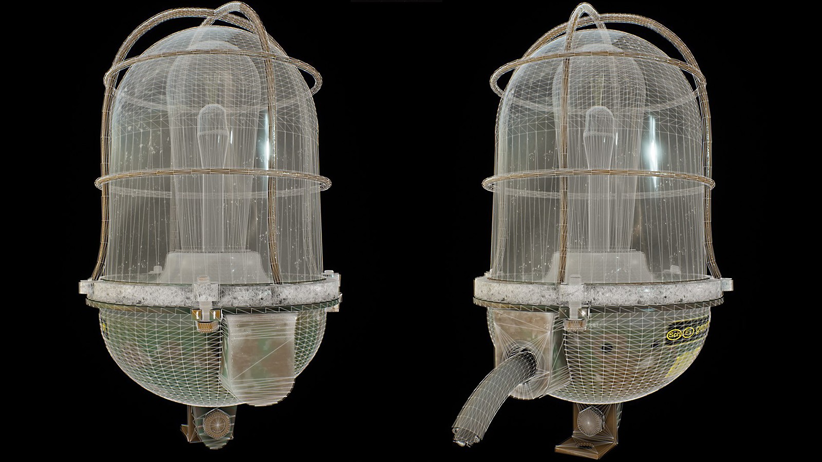 Old Bunker Lamp by N/A