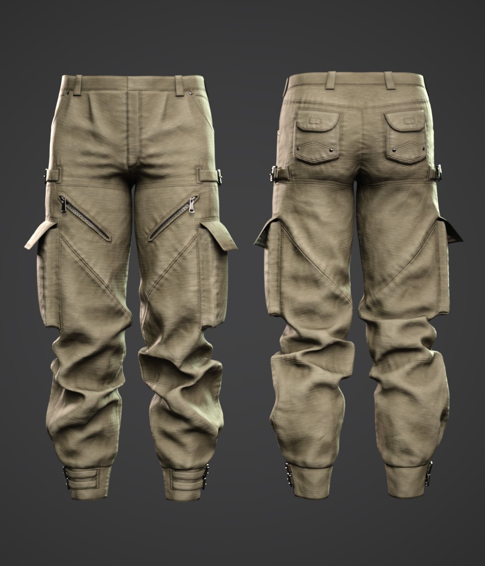 dForce Cargo Pants and Shorts for G8M, G8F and G9 by N/A