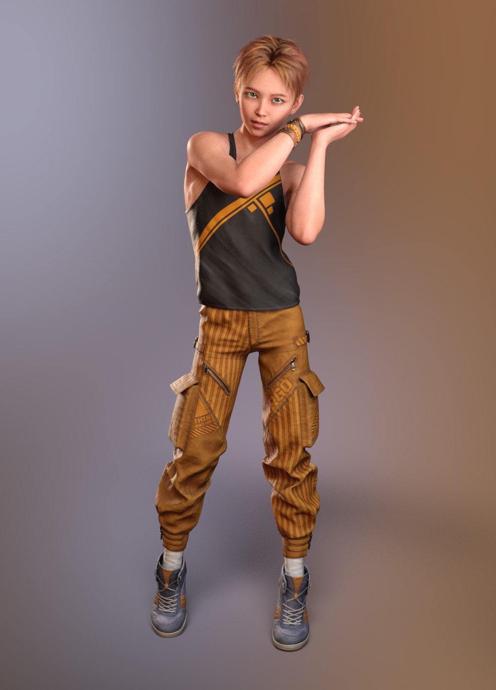 dForce Cargo Pants and Shorts for G8M, G8F and G9 by N/A