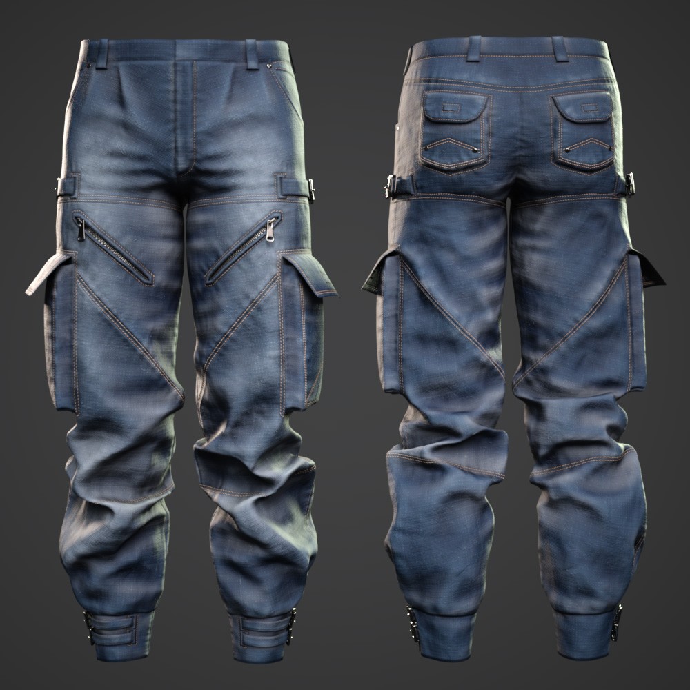 dForce Cargo Pants and Shorts for G8M, G8F and G9 by N/A