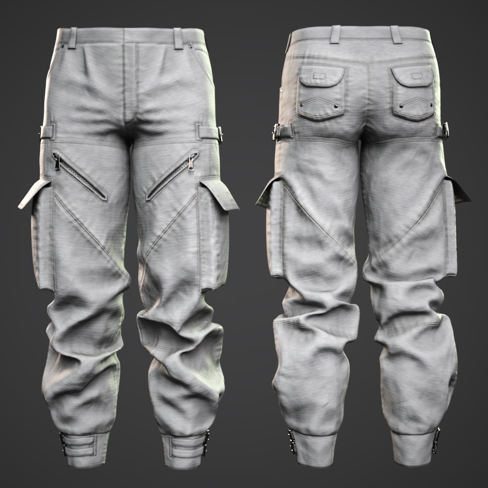 dForce Cargo Pants and Shorts for G8M, G8F and G9 by N/A