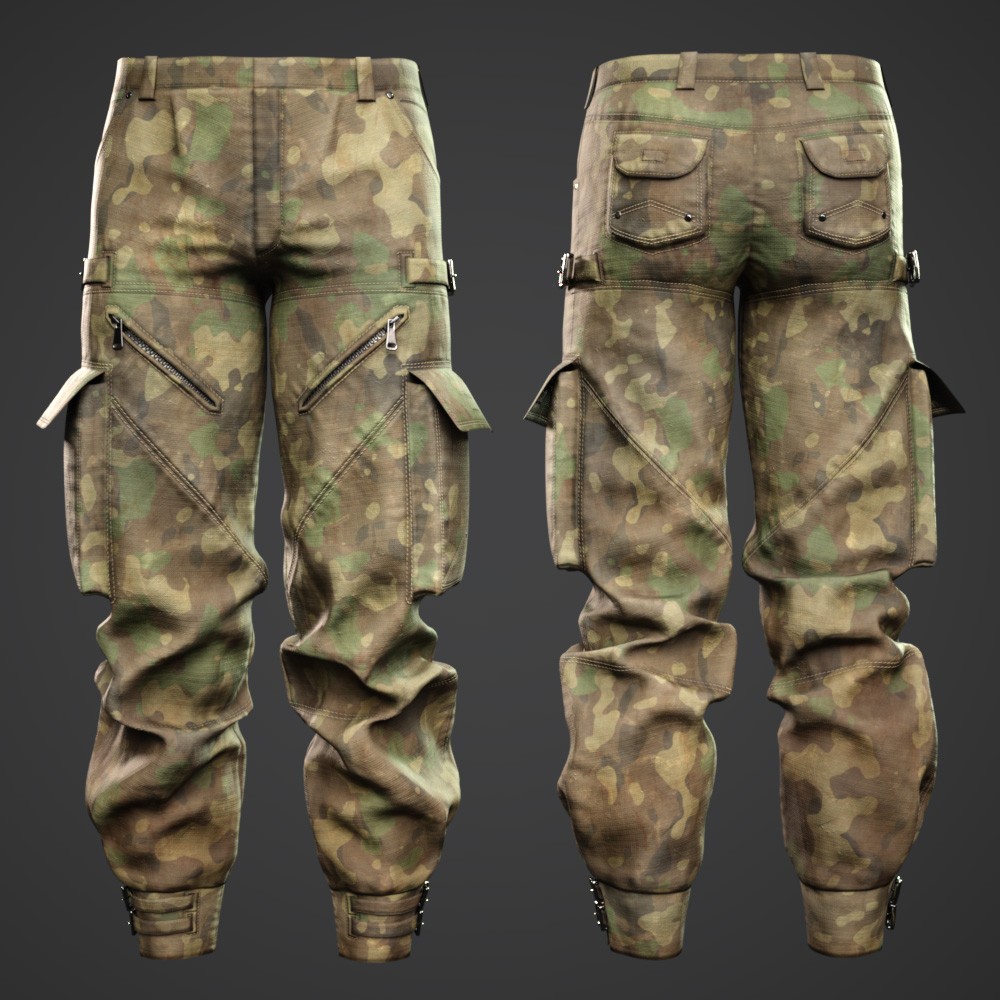 dForce Cargo Pants and Shorts for G8M, G8F and G9 by N/A