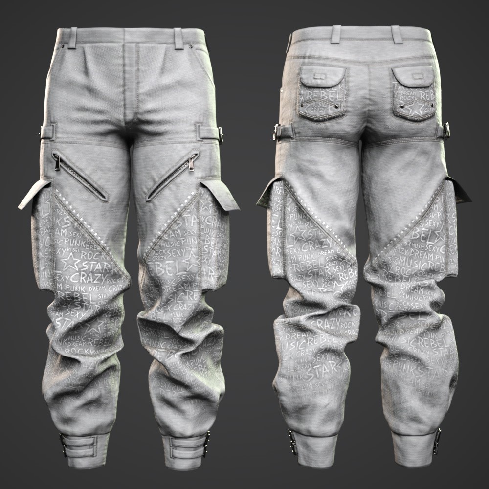 dForce Cargo Pants and Shorts for G8M, G8F and G9 by N/A