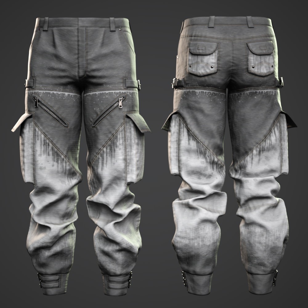 dForce Cargo Pants and Shorts for G8M, G8F and G9 by N/A