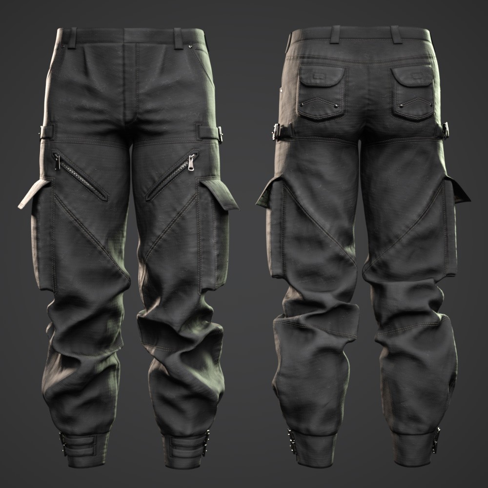 dForce Cargo Pants and Shorts for G8M, G8F and G9 by N/A