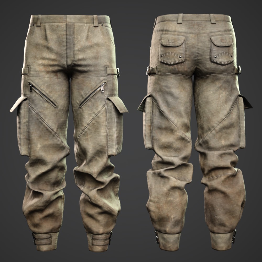 dForce Cargo Pants and Shorts for G8M, G8F and G9 by N/A