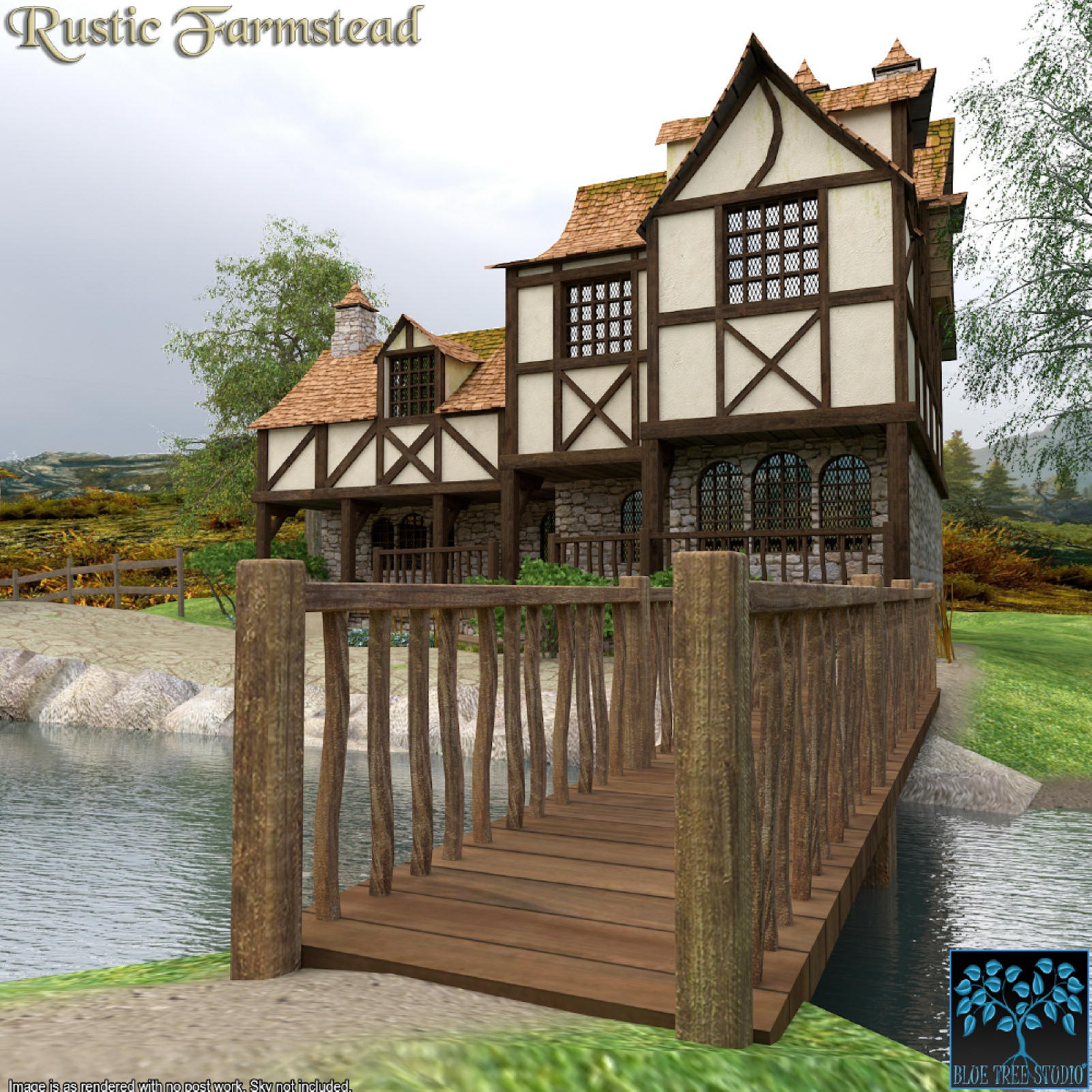 Rustic Farmstead for Poser by N/A