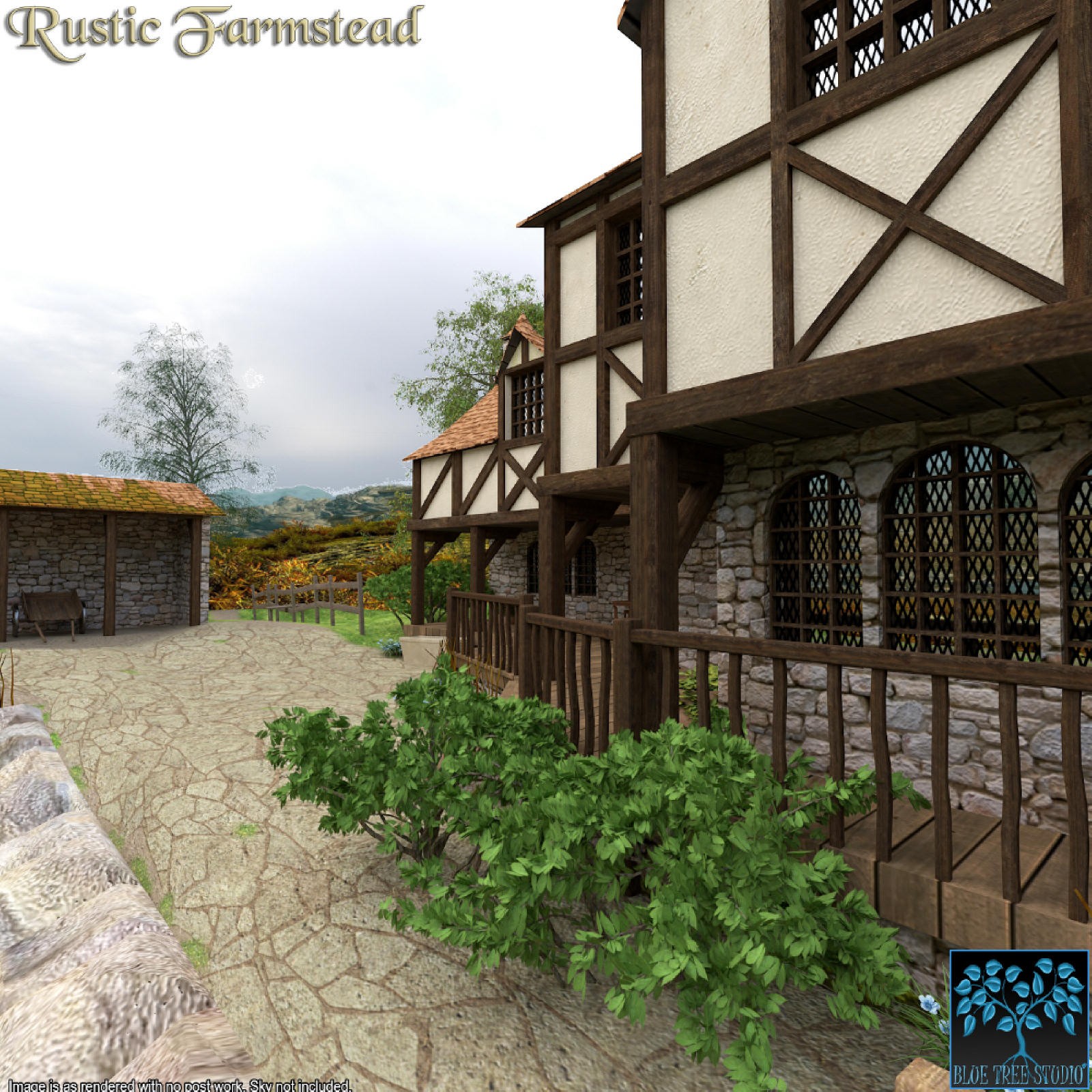 Rustic Farmstead for Poser by N/A