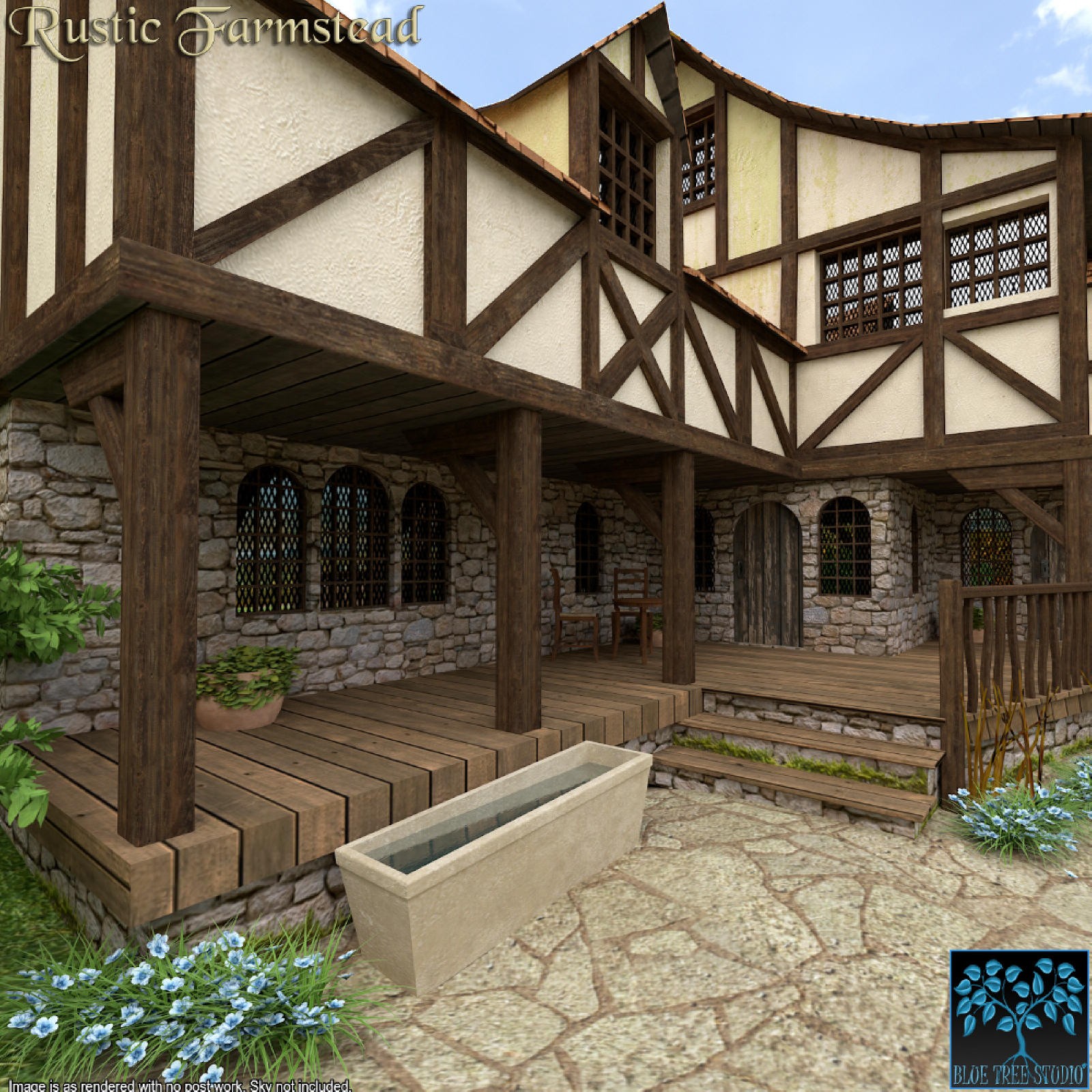 Rustic Farmstead for Poser by N/A