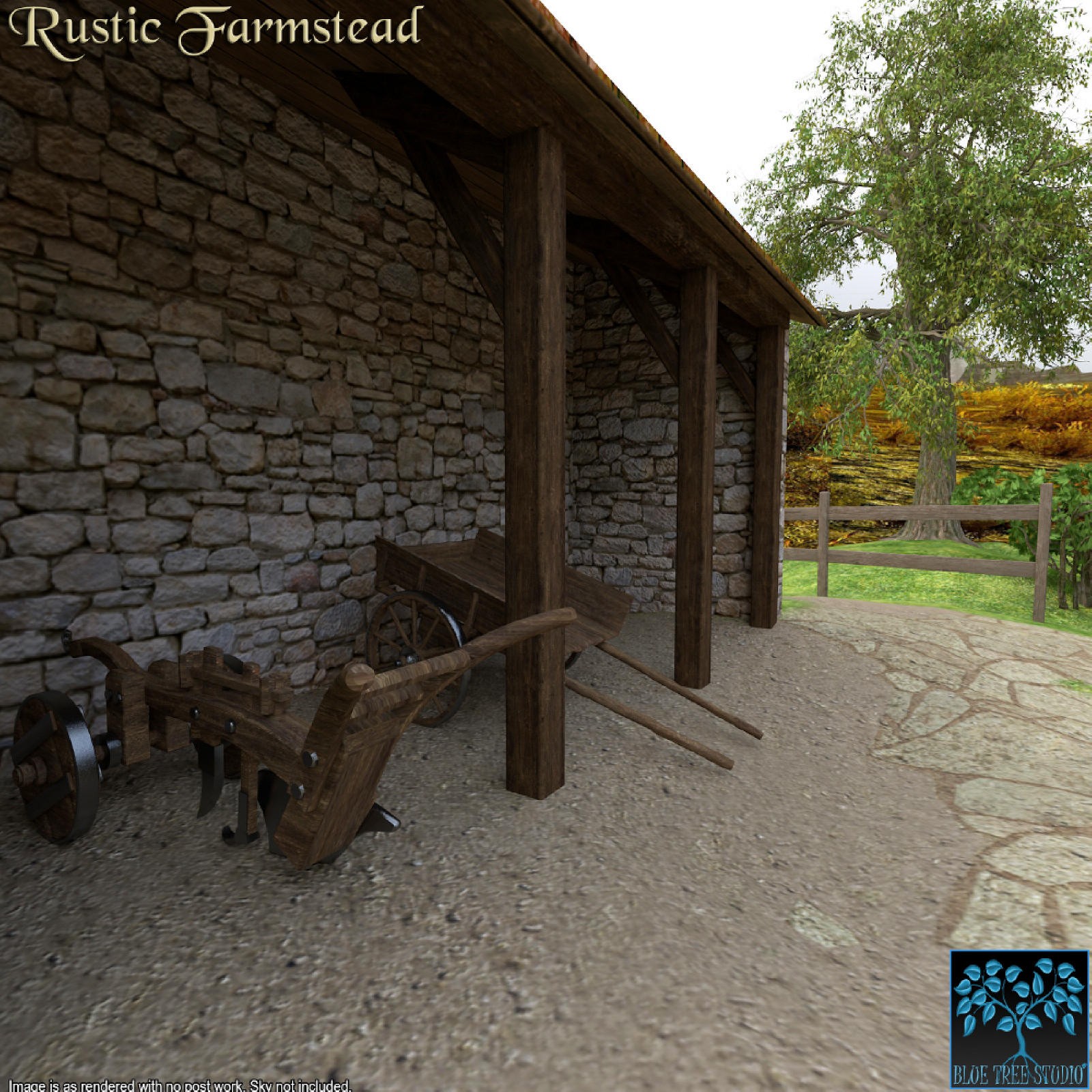 Rustic Farmstead for Poser by N/A