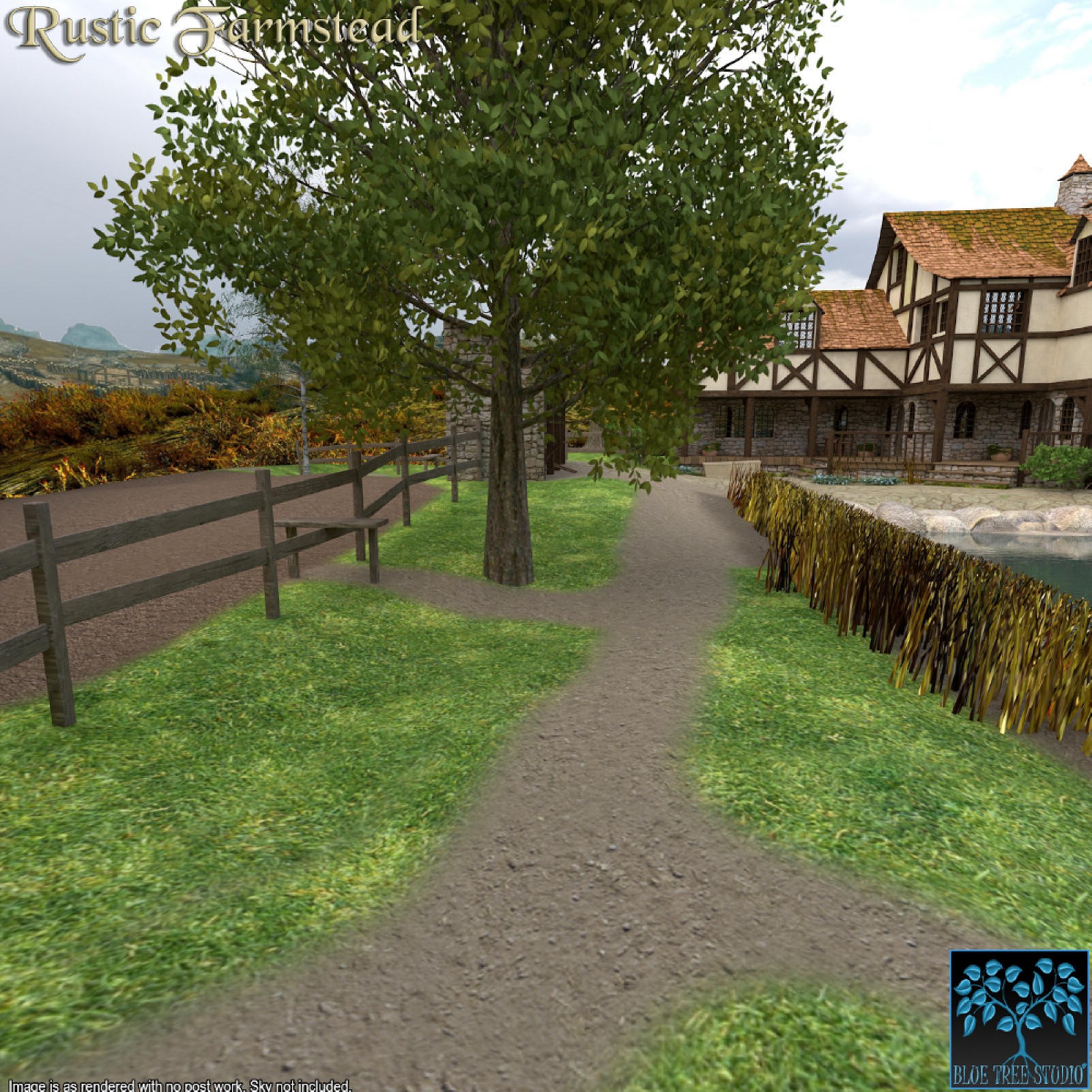Rustic Farmstead for Poser by N/A
