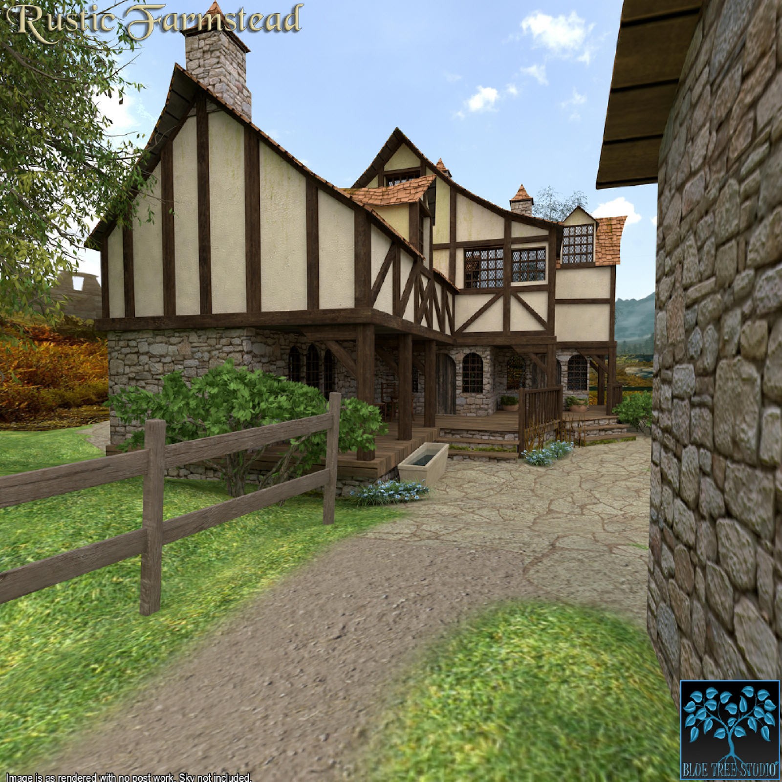 Rustic Farmstead for Poser by N/A