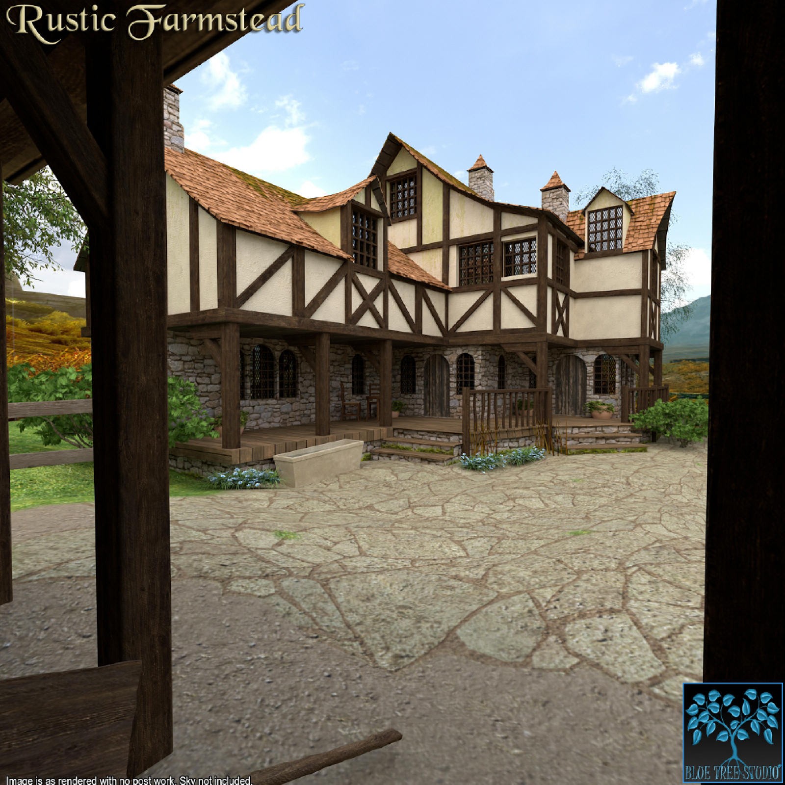 Rustic Farmstead for Poser by N/A