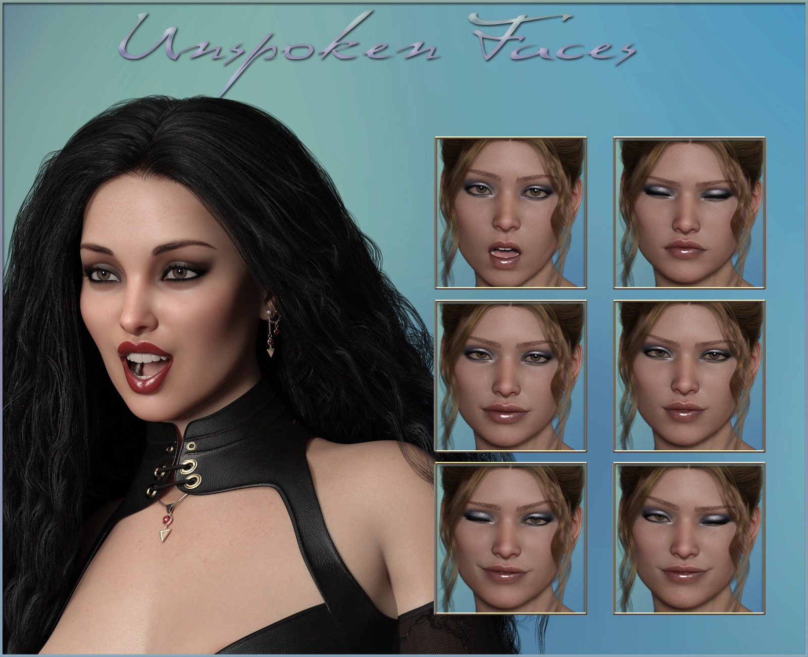 Unspoken Faces - Expressions for G9F-G8F-G3F by N/A