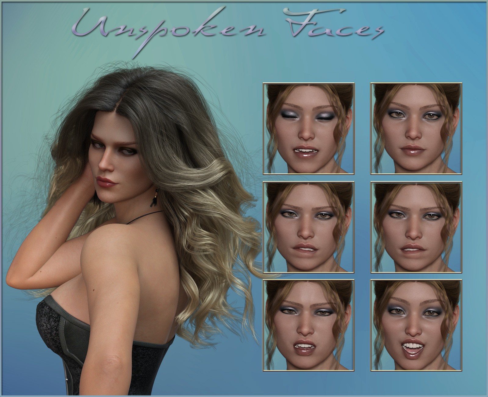 Unspoken Faces - Expressions for G9F-G8F-G3F by N/A