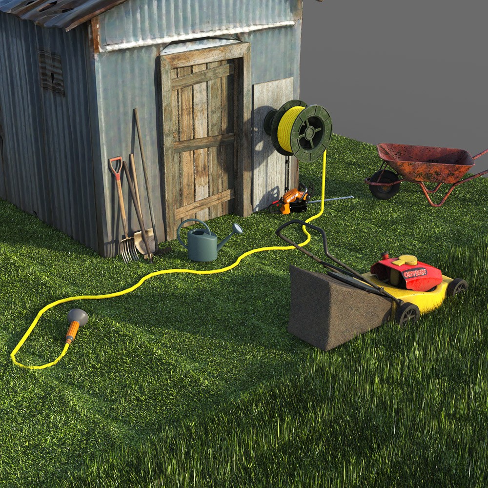 Gardening Tools for Daz Studio by N/A