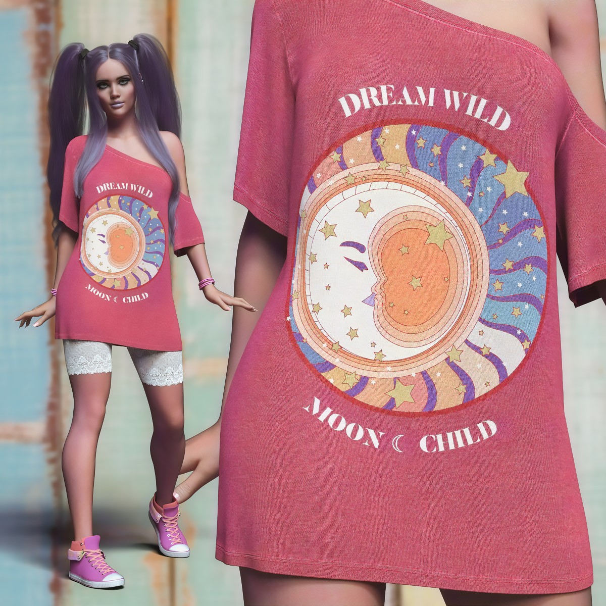 Lark TShirt Dress for G8/8.1 Females by N/A