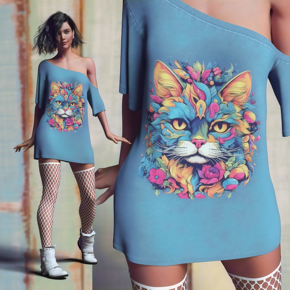 Lark TShirt Dress for G8/8.1 Females by N/A