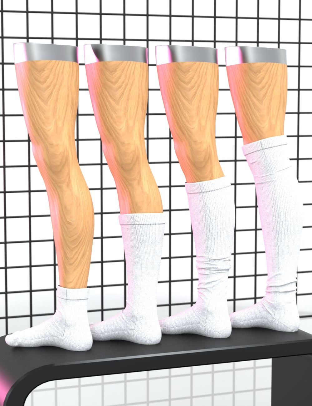3DL Lots O' Socks For Genesis 8 Females by N/A