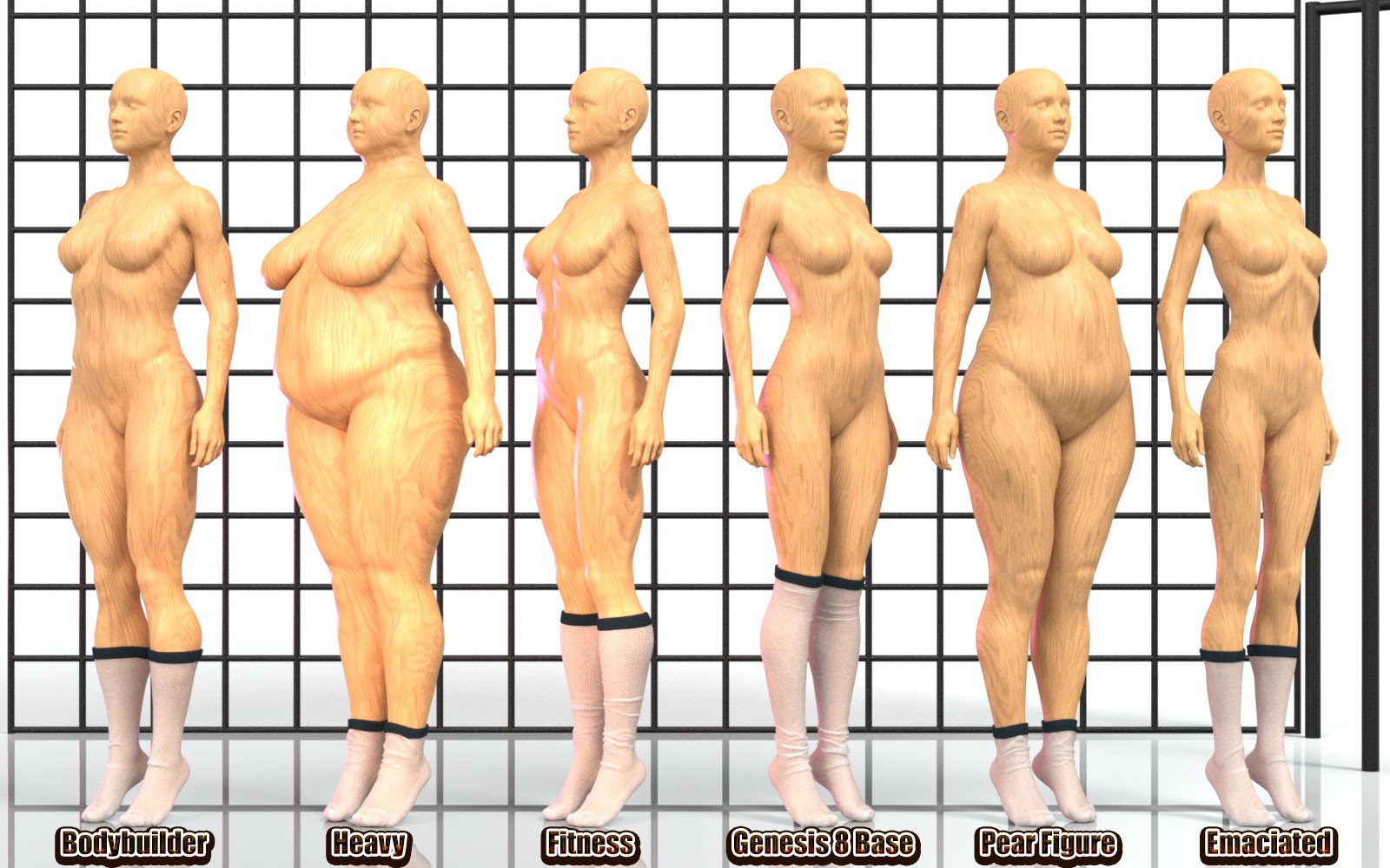 3DL Lots O' Socks For Genesis 8 Females by N/A