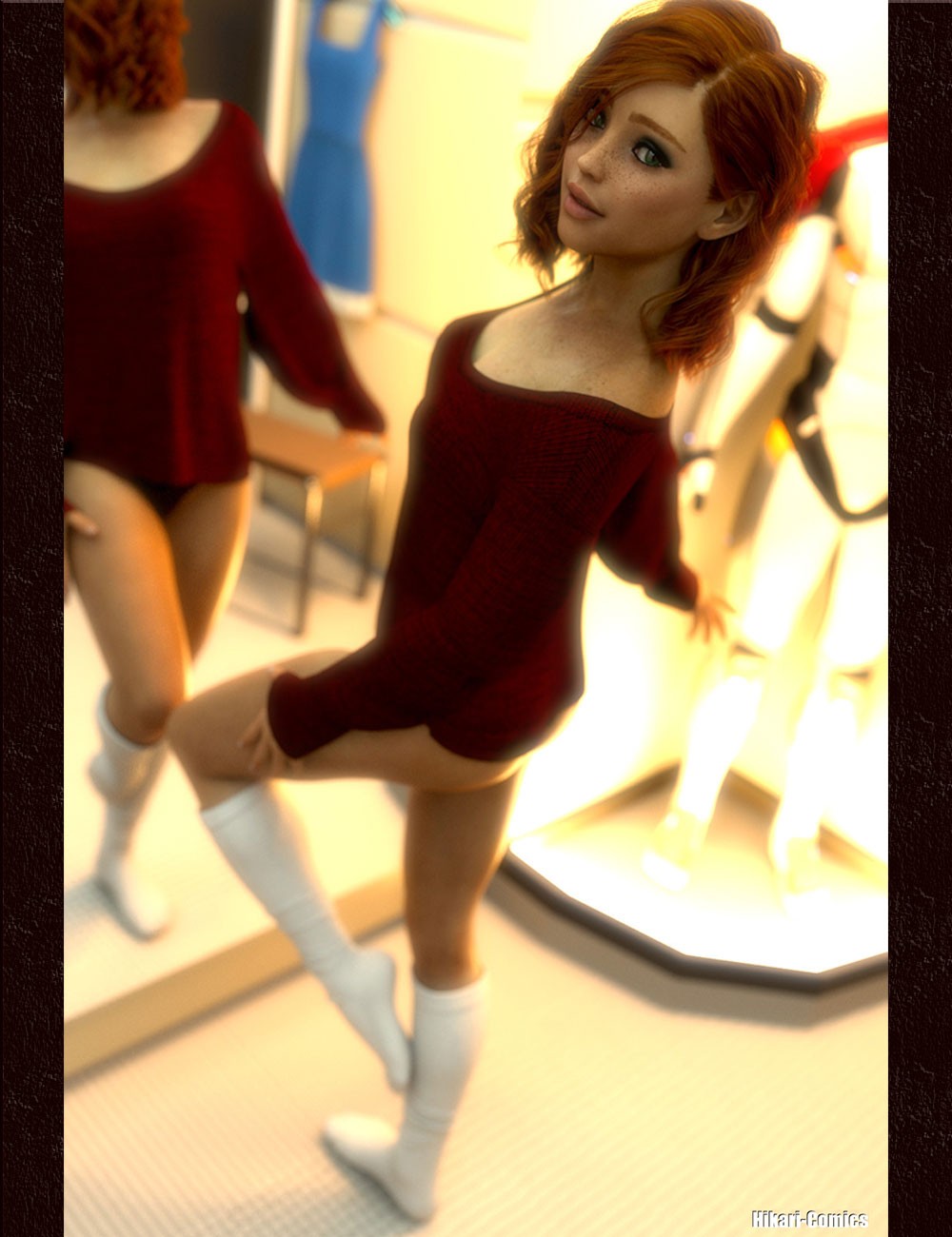 3DL Lots O' Socks For Genesis 8 Females by N/A