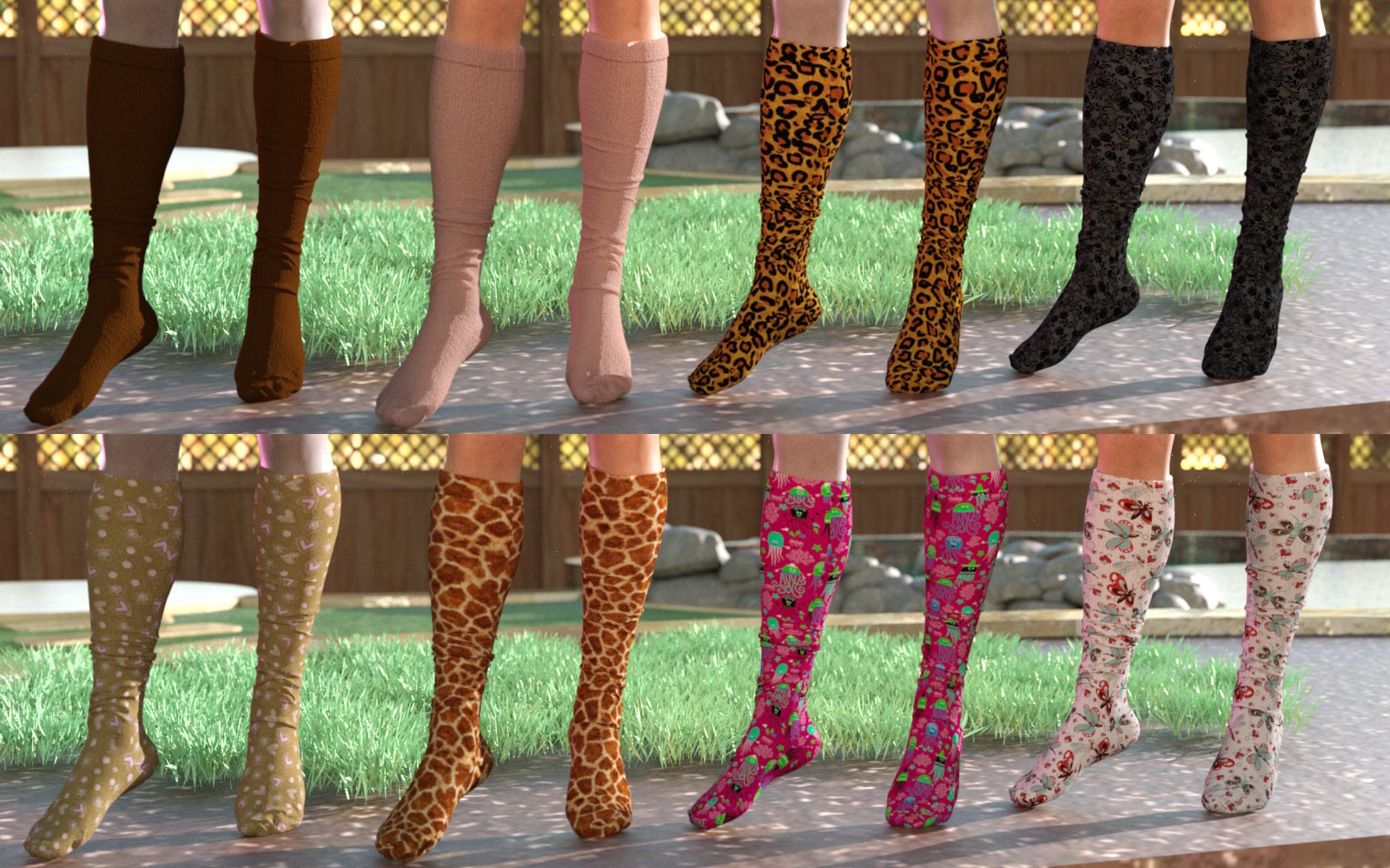 3DL Earth Works For Lots O' Socks G8F & G9 by N/A