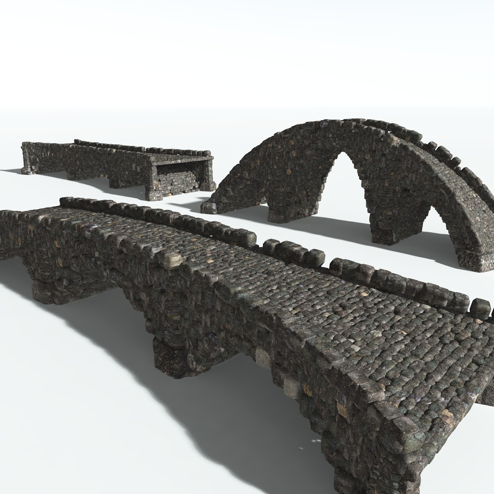 EVERYPlant Stone Arch Bridge for Daz by N/A