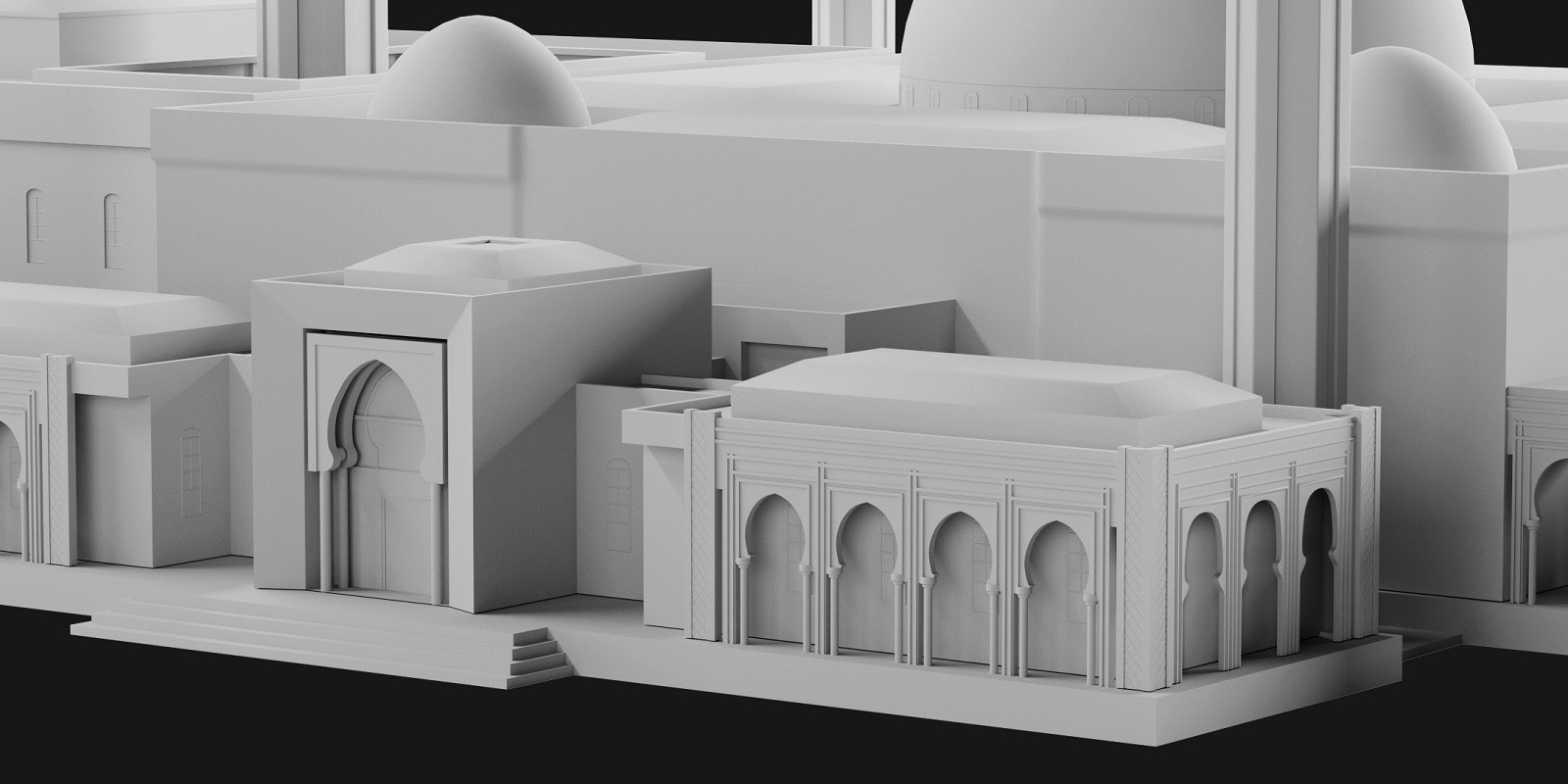 Massalikoul Djinane Mosque - Giant 3D Printable Model by N/A