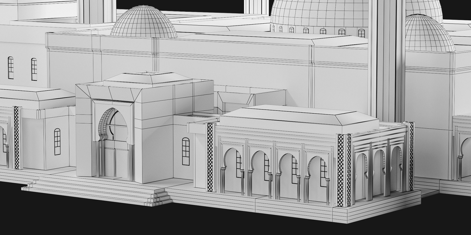 Massalikoul Djinane Mosque - Giant 3D Printable Model by N/A