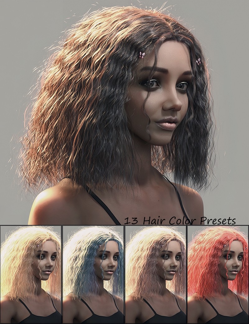 RAV Alisa Hair for Genesis 8.1 Female(s) by N/A