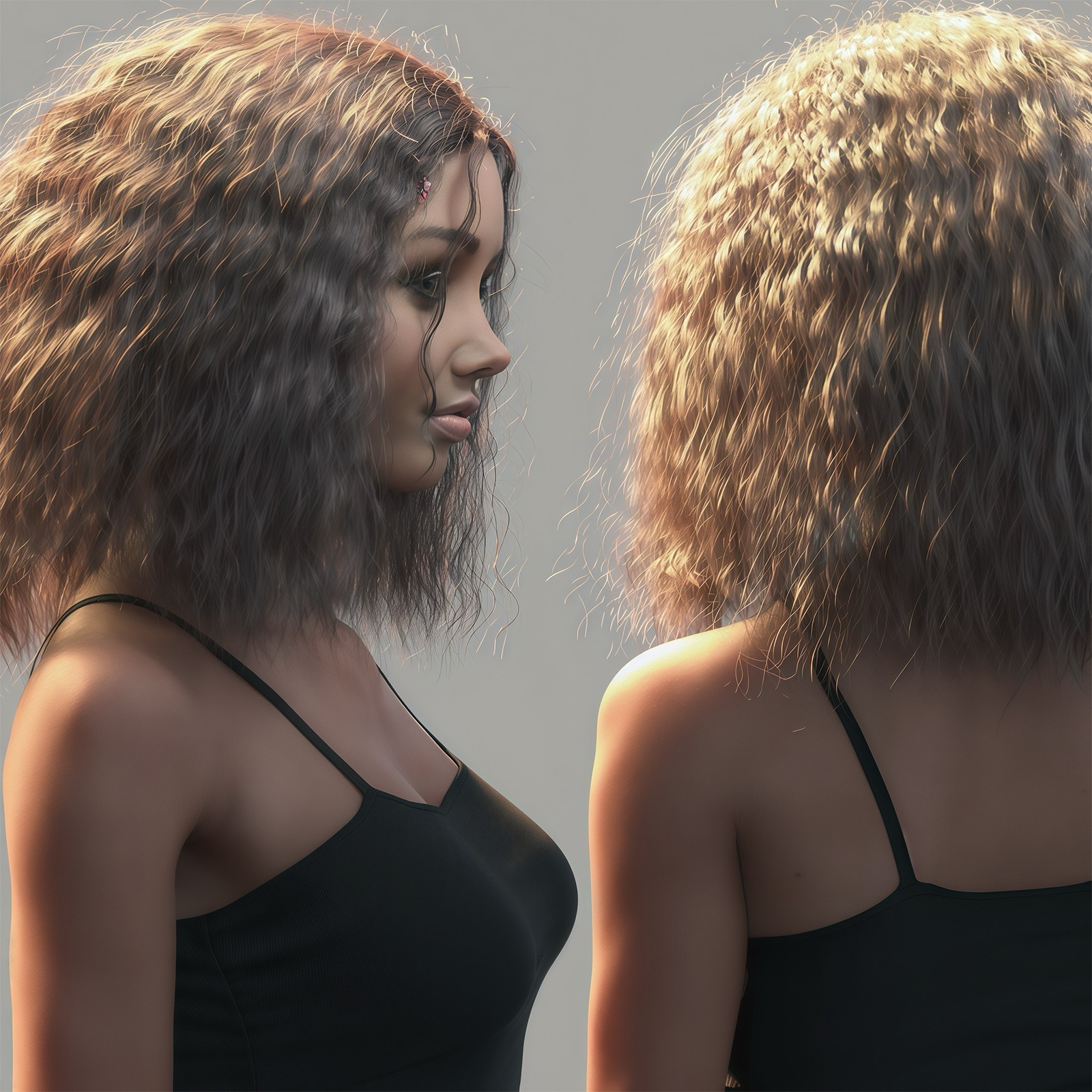 RAV Alisa Hair for Genesis 8.1 Female(s) by N/A