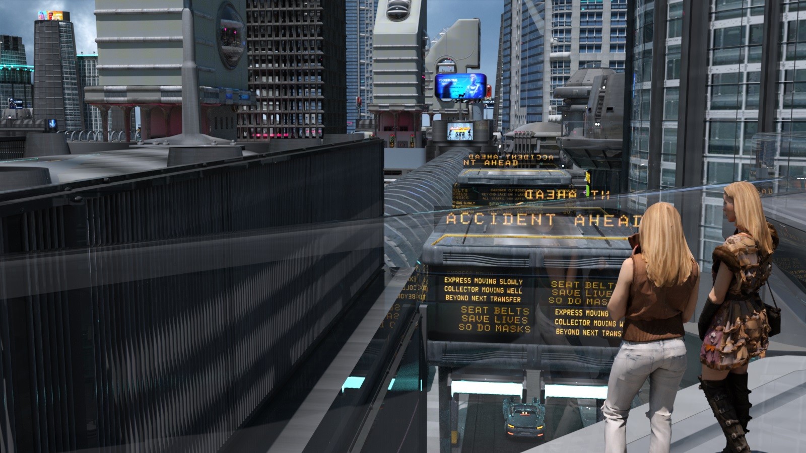 Futuristic City Block for DAZ by N/A