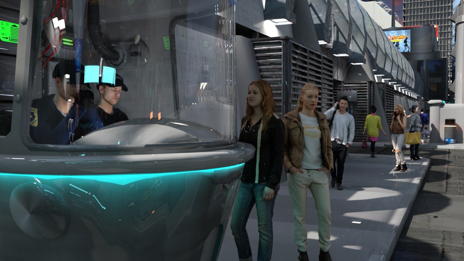 Futuristic City Block for DAZ by N/A