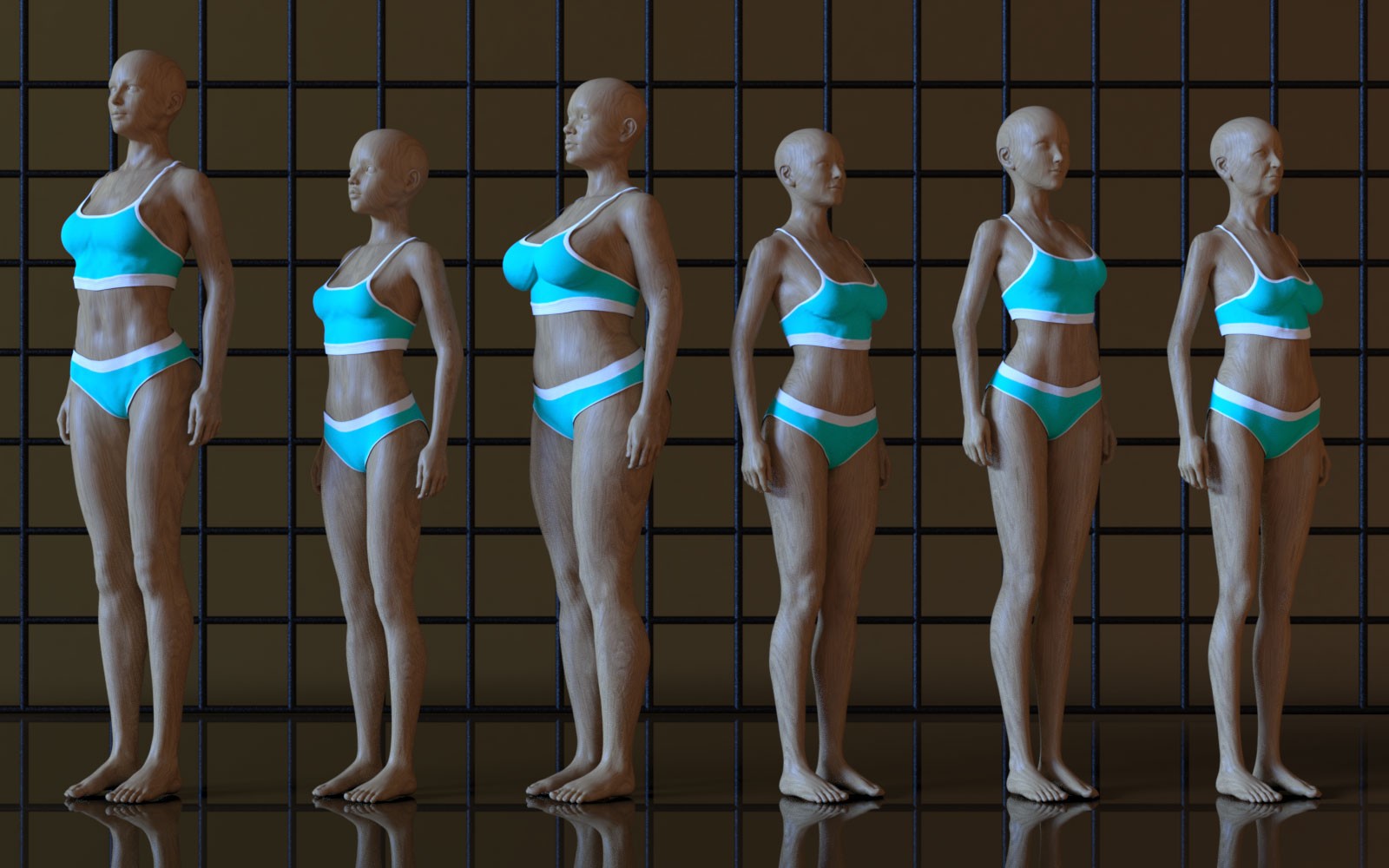 3DL Sporty Swim For Genesis 8 Females by N/A