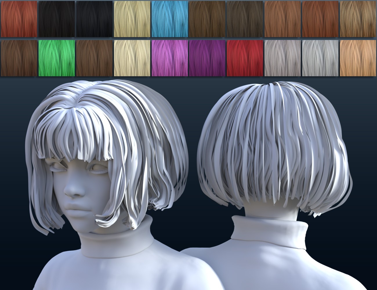 CS Eloise Hair for Genesis 9 by N/A