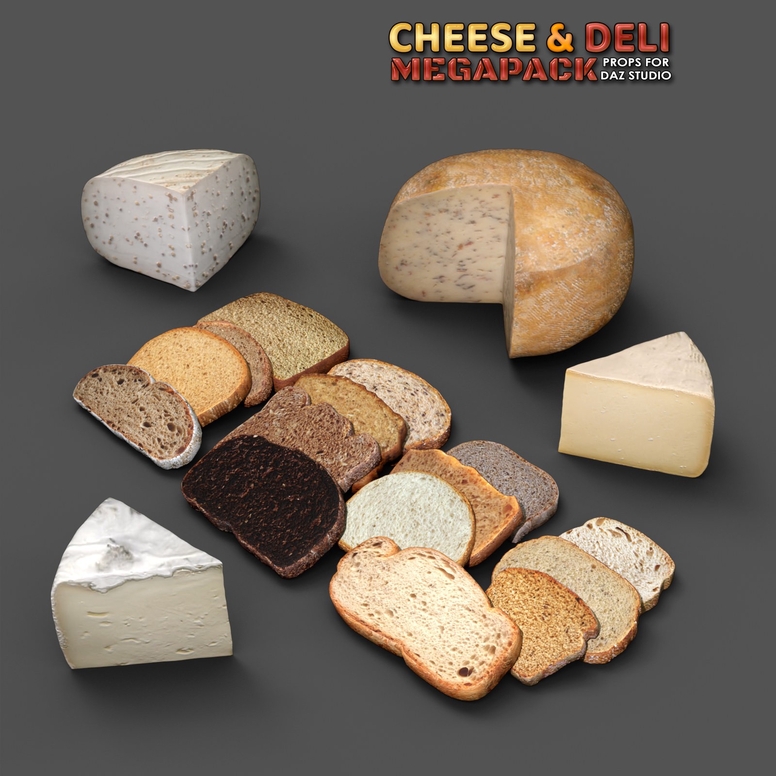 Exnem Cheese & Deli Props for DAZ by N/A