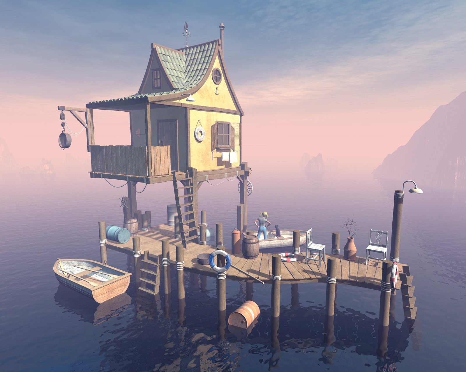 Quiet pier for Poser by N/A