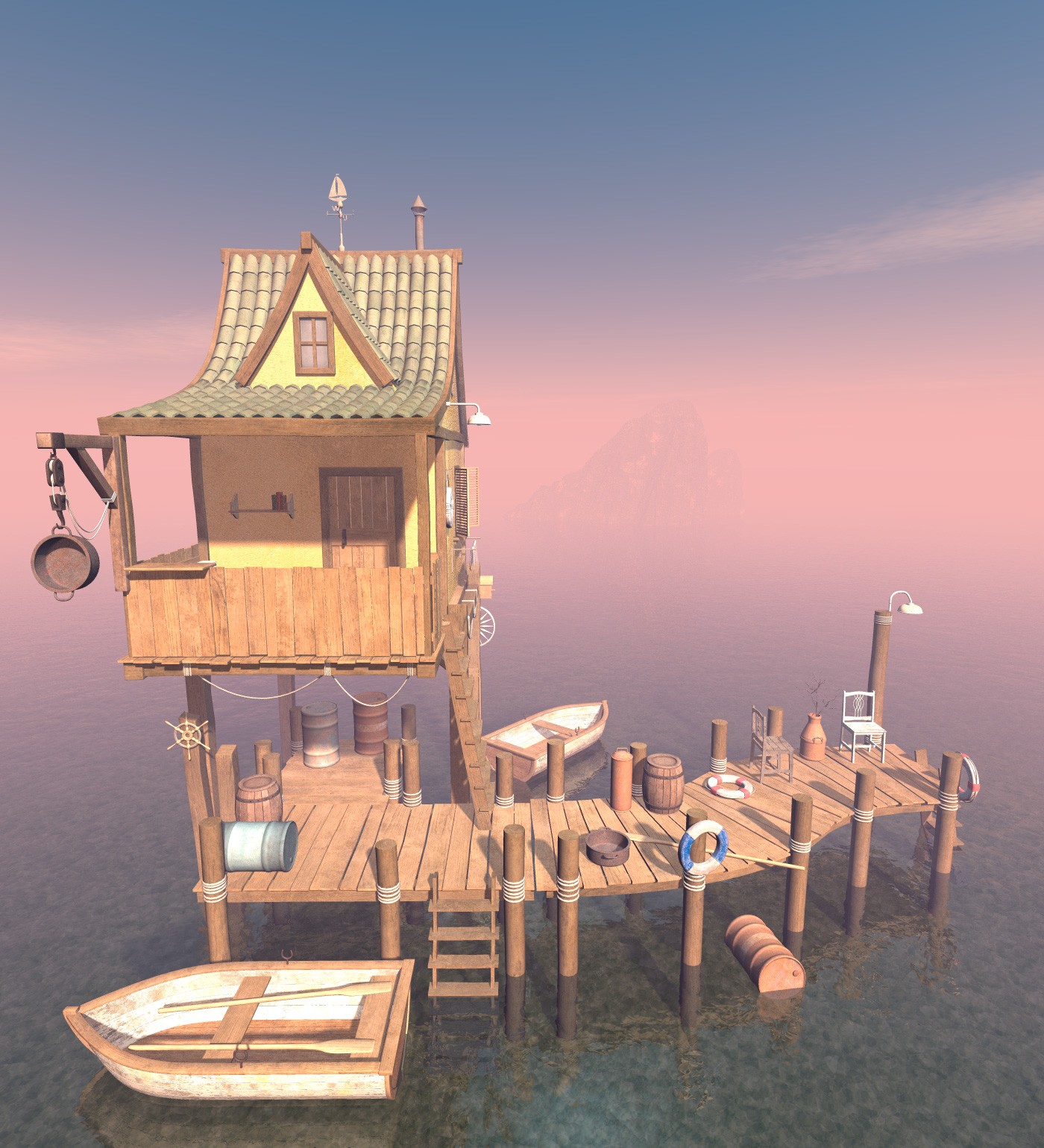 Quiet pier for Poser by N/A