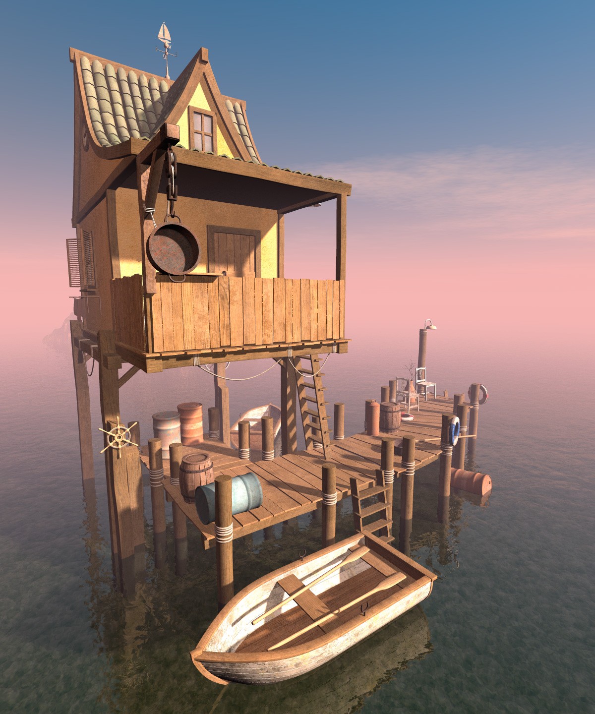 Quiet pier for Poser by N/A