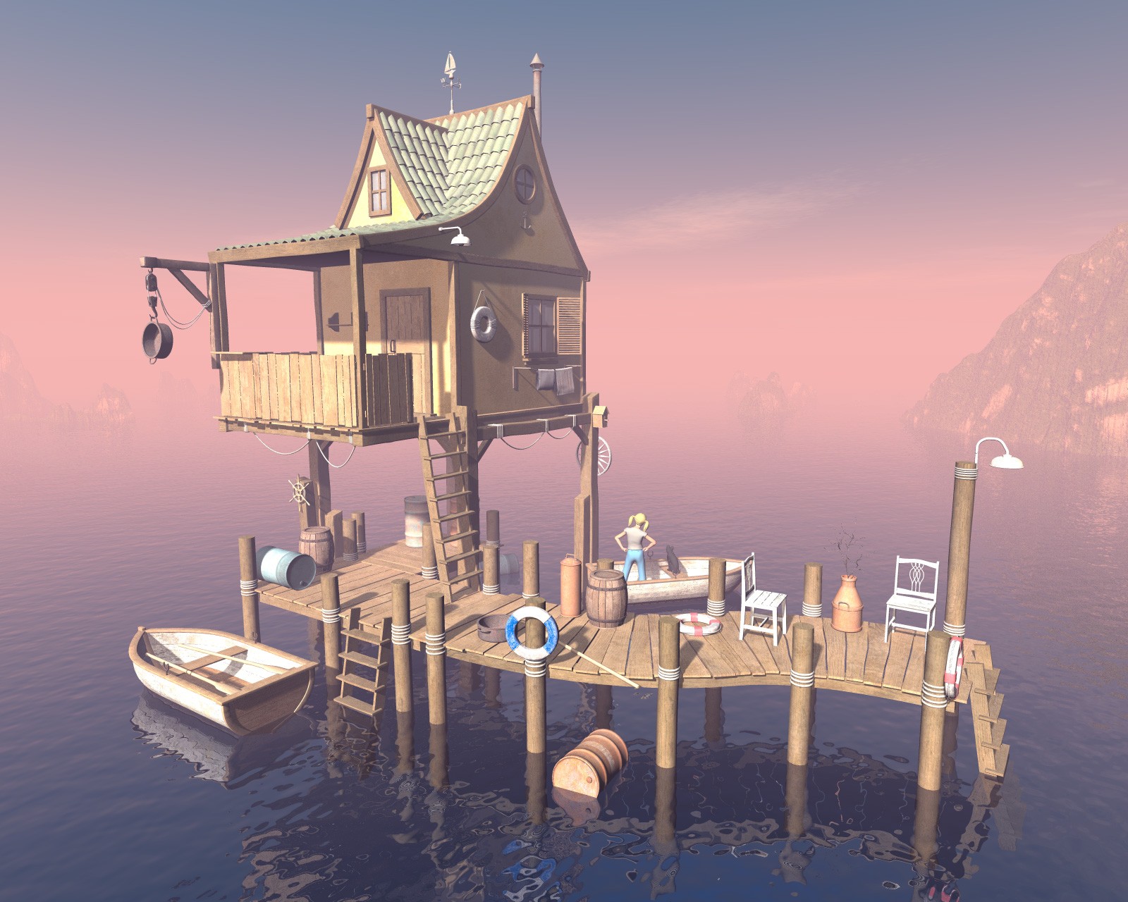 Quiet pier for Poser by N/A