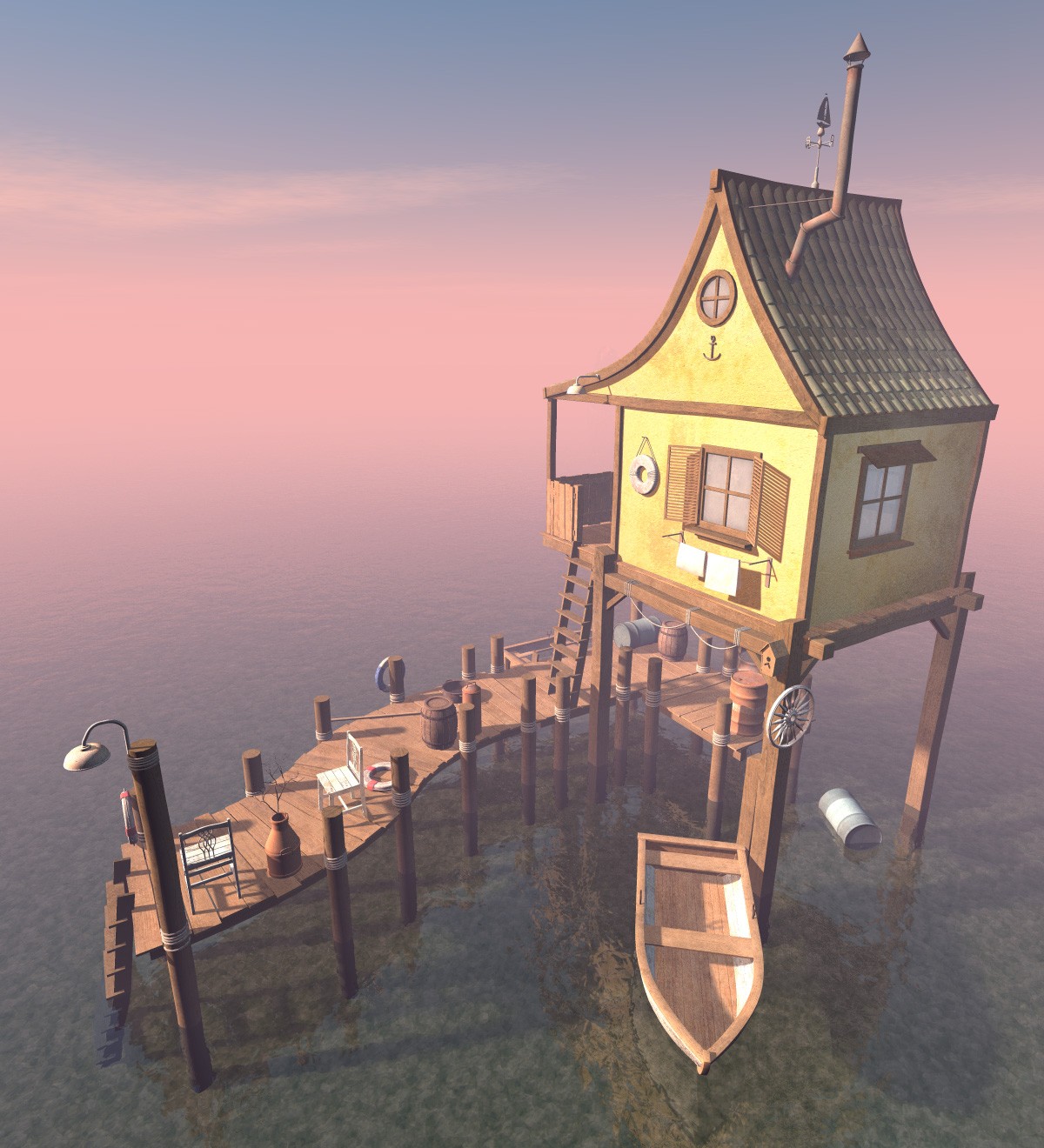 Quiet pier for Poser by N/A