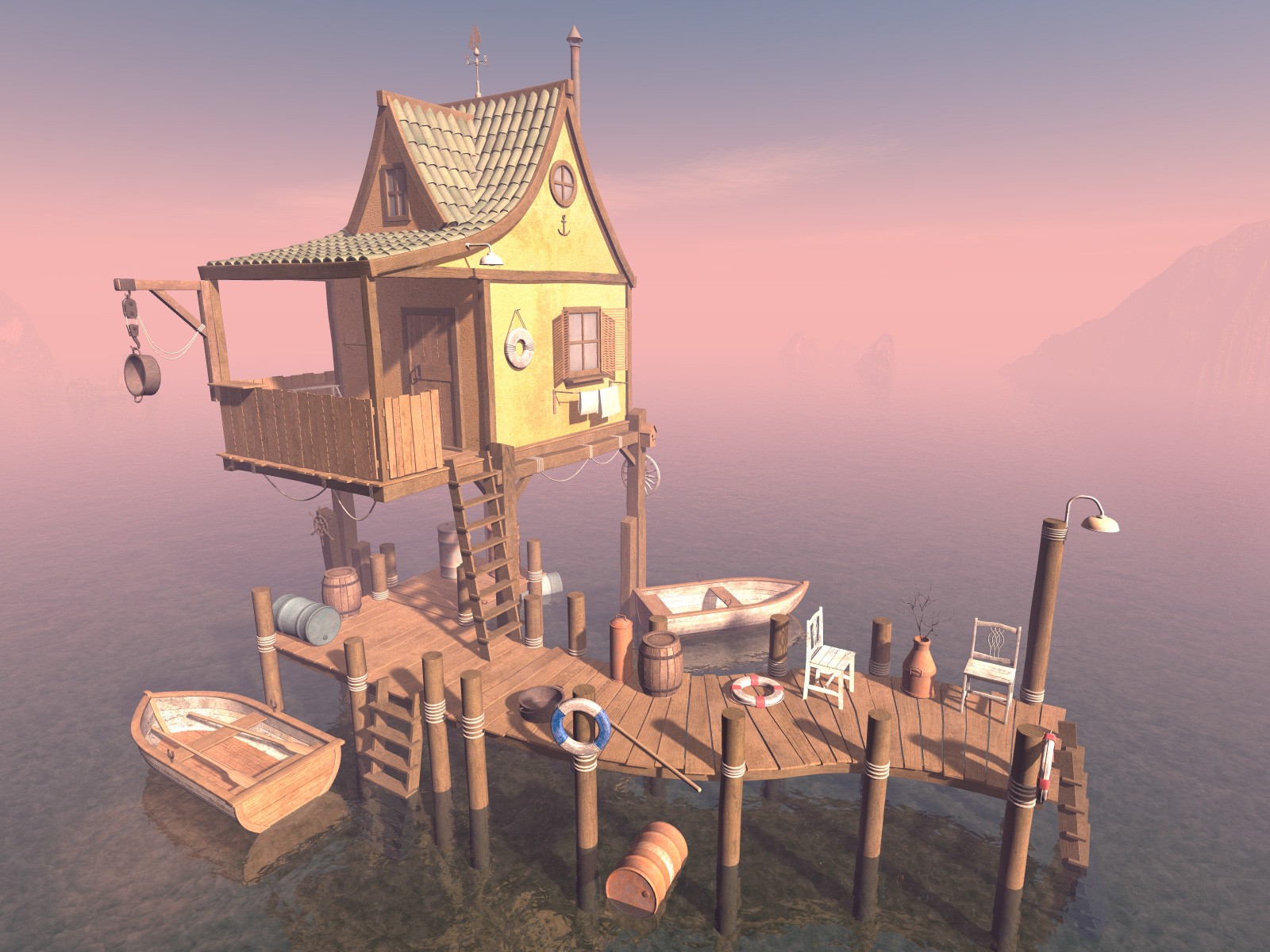 Quiet pier for Poser by N/A
