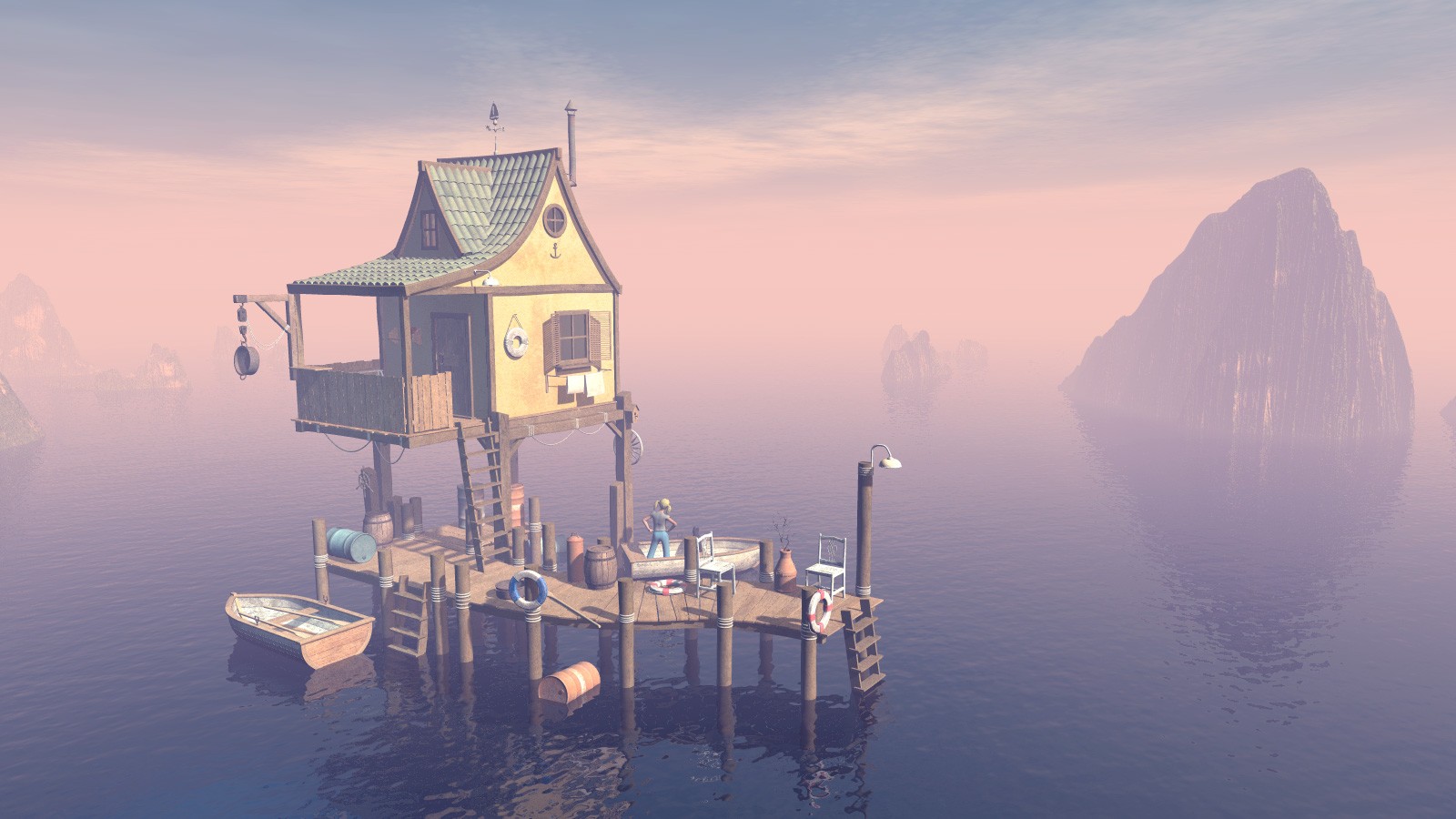 Quiet pier for Poser by N/A