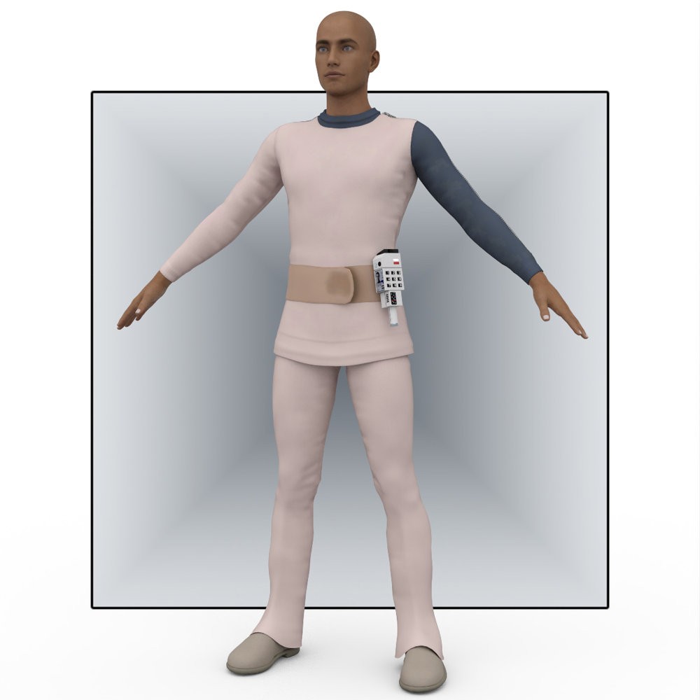 Moonbase Alpha Uniform for G8.1M for DAZ Studio by N/A