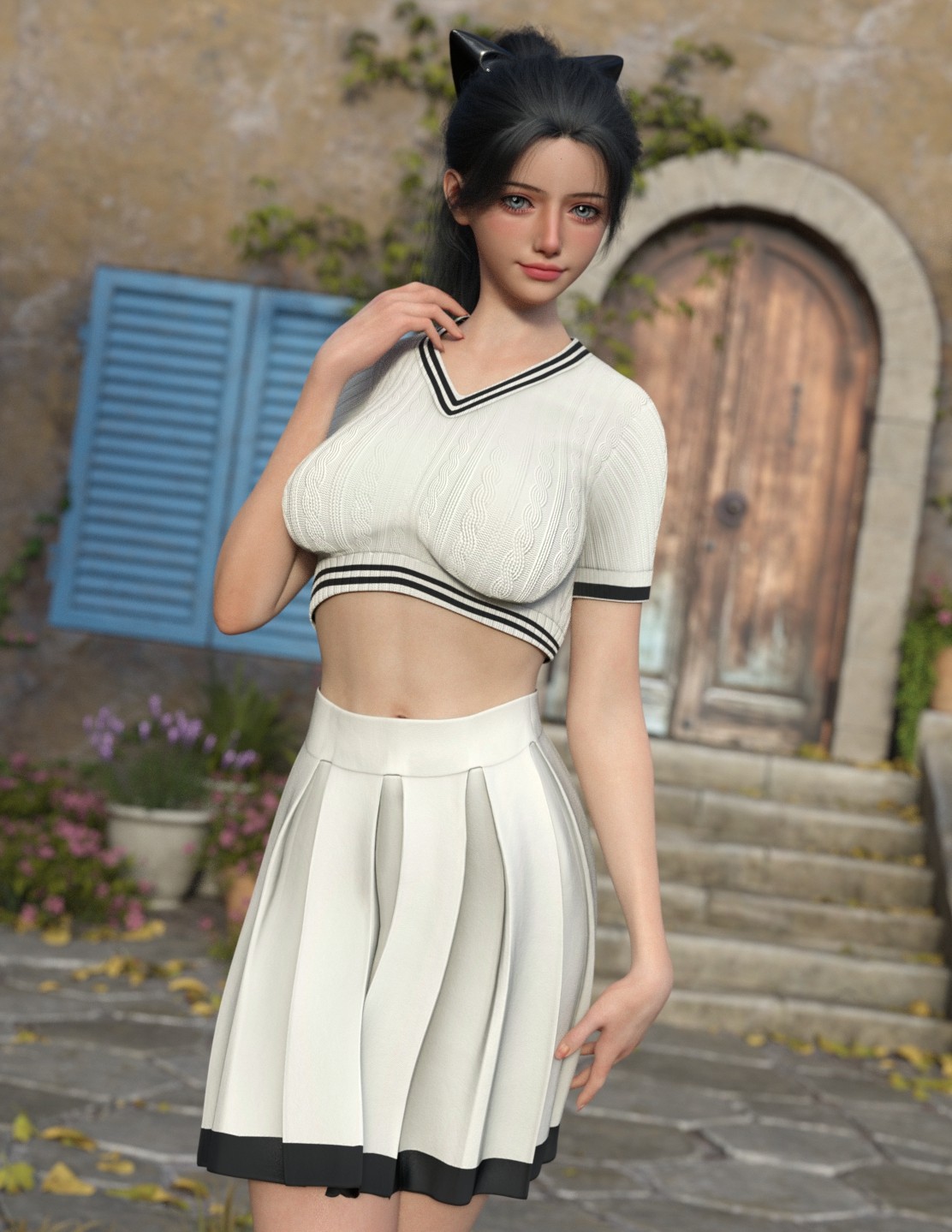 MG-Vneck Daily Look G9 G8F dForce by N/A