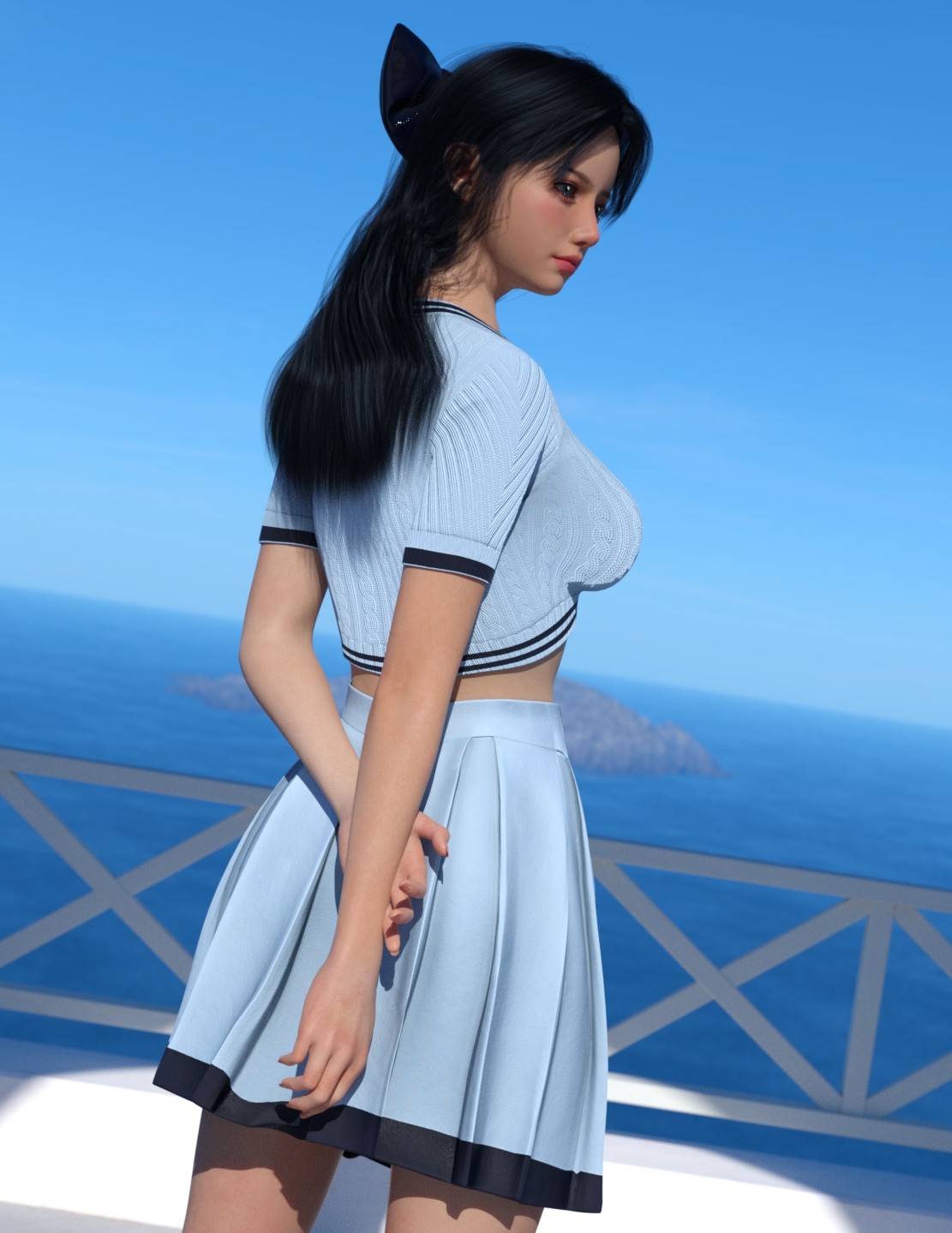 MG-Vneck Daily Look G9 G8F dForce by N/A