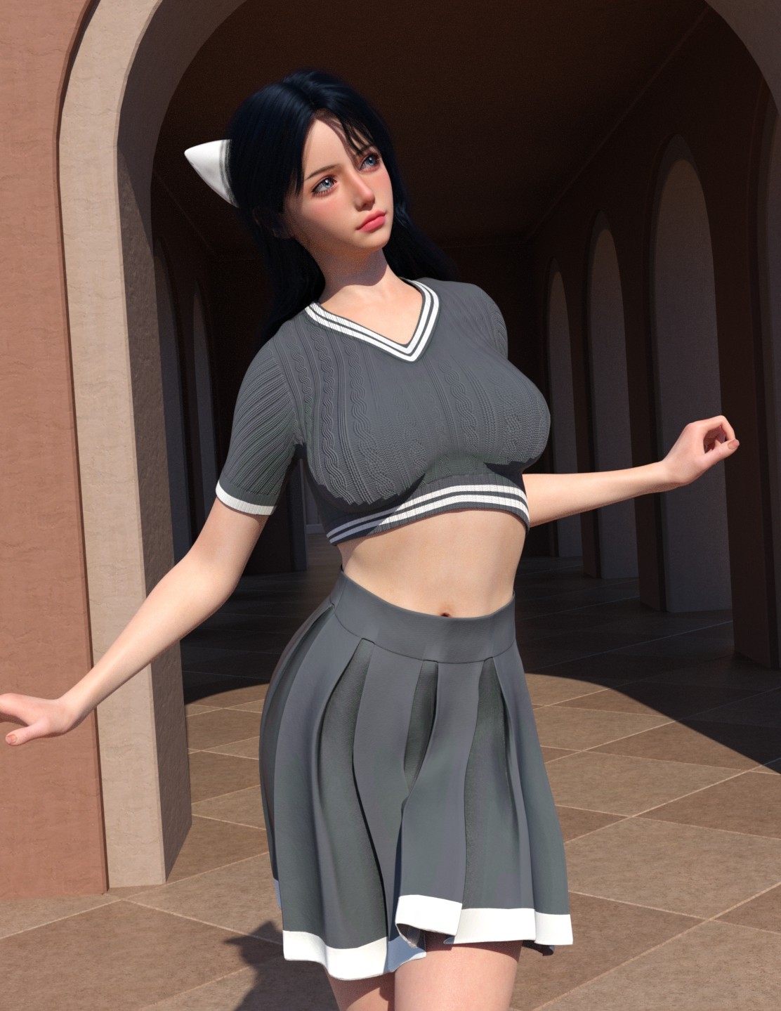 MG-Vneck Daily Look G9 G8F dForce by N/A